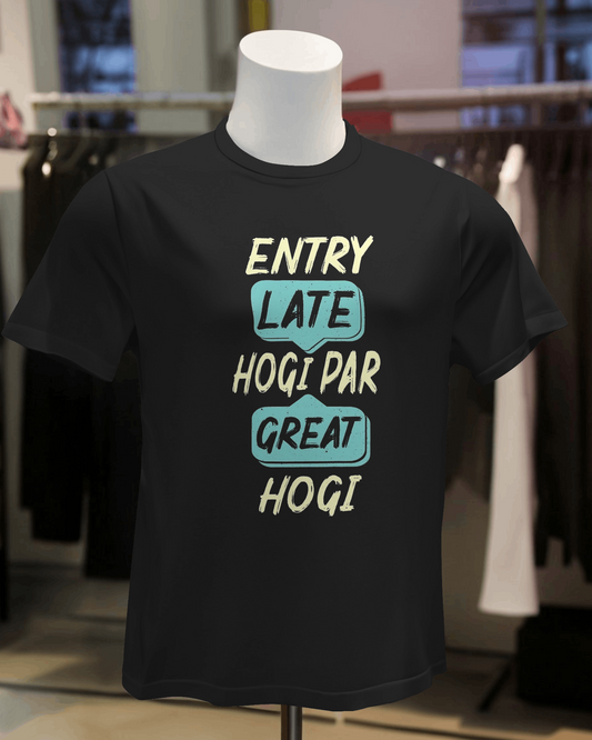 Entry Late Hogi Par Great Hogi | Paul Smith London | Round Neck T-Shirt